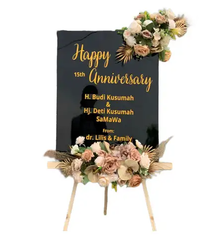 Papan Bunga Akrilik Bugangan