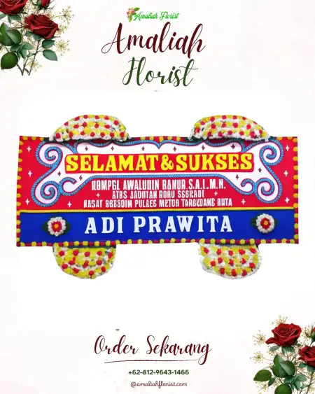 Papan Bunga Ucapan Selamat Bugangan